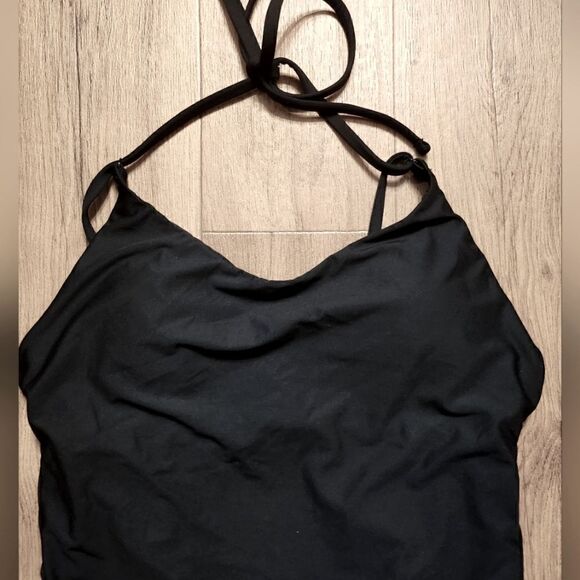 Athleta Keyhole One Piece Swimsuit Black Size ST - Picture 6 of 8